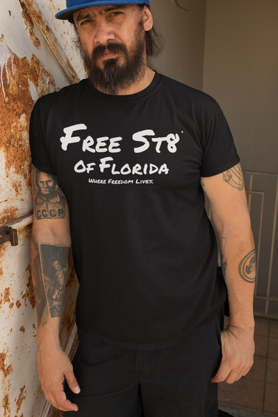 Free St8 of Florida Men's Lightweight Fashion Tee