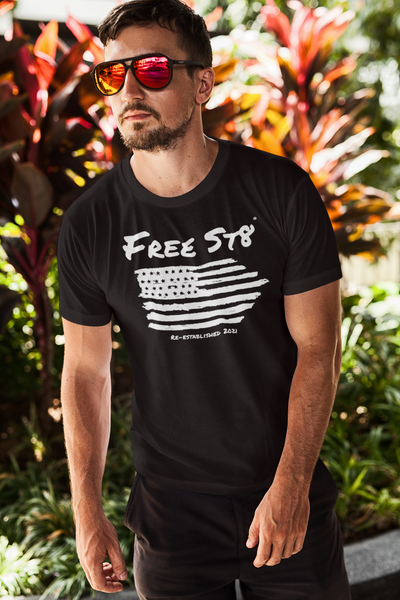 Men's Free St8 of America Fashion Tee